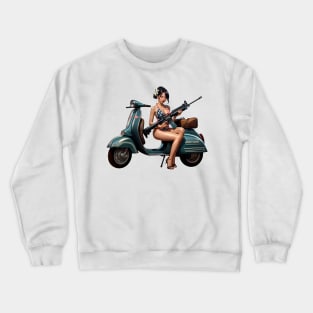 Scooter Girl Crewneck Sweatshirt